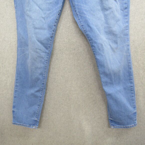 Old Navy Womens 14 Blue Jeans High Rise Rockstar Skinny Casual Preppy - Picture 4 of 13